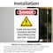 Signmission Turn Off Battery Charger, 7 in W x Rectangle, Vinyl Decal OS-2PACK-DS-D-710-V-1593 - alternate 5